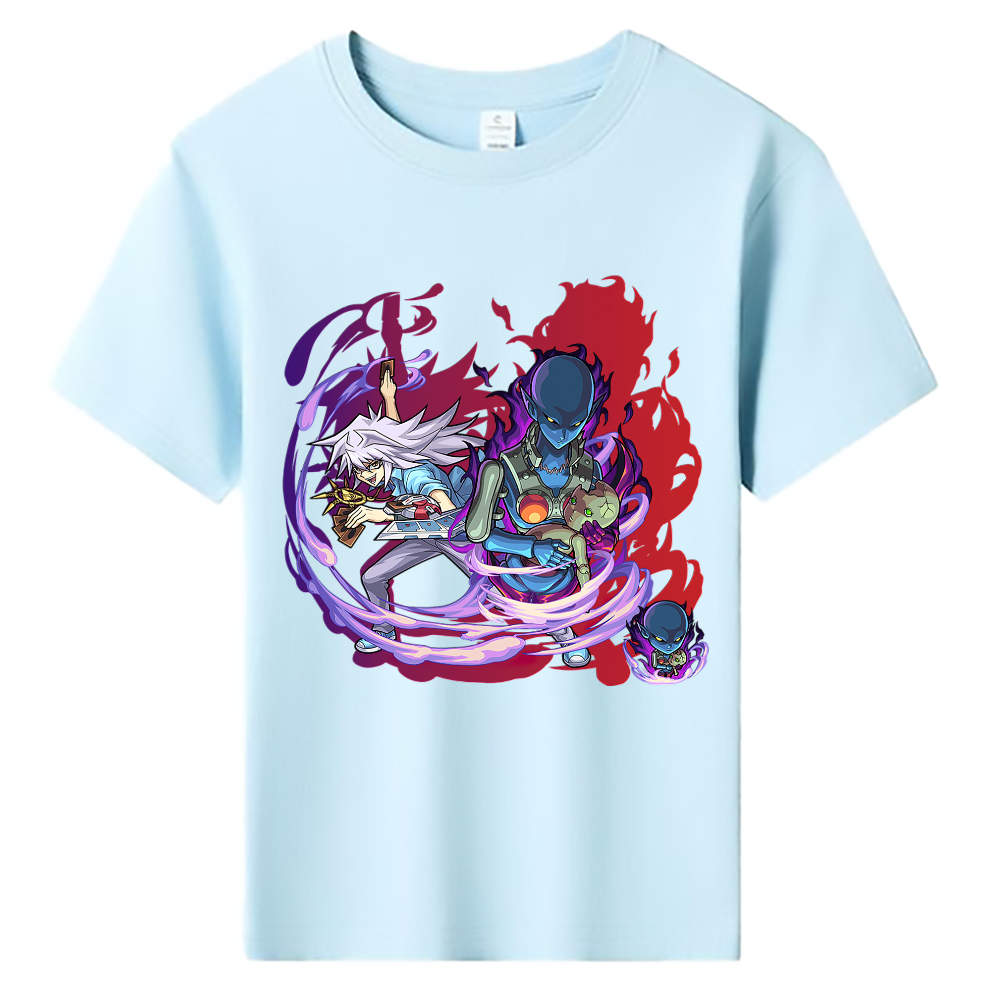 （画像用） 遊☆戯☆王 Yu-Gi-Oh! 綿100％キッズTシャツ（フロントプリント）